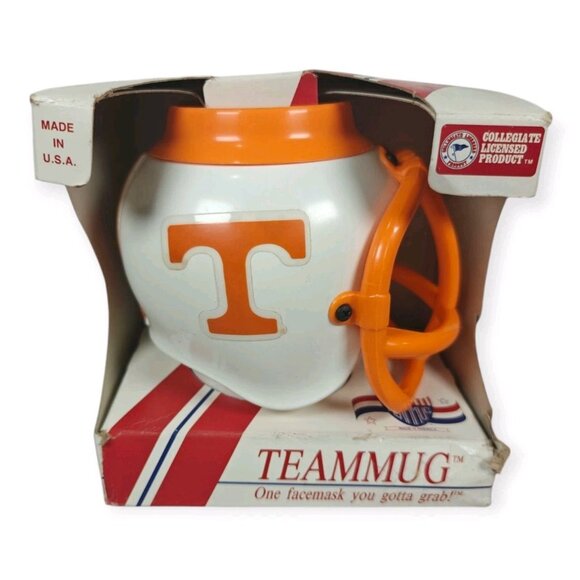 Vintage Tennessee Volunteers Team Mug Mini Desk Caddy Helmet Removable Cup NOS - Picture 1 of 8